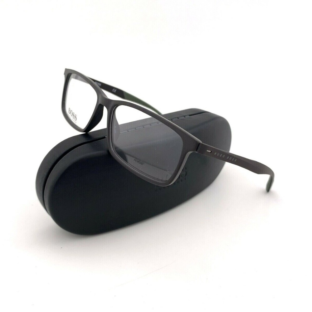 New HUGO BOSS Frames Matte Brown Men's Eyeglasses BOSS 1081 YZ4 58 16 145